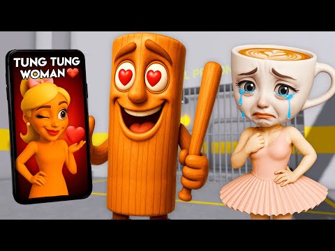 BALLERINA CAPPUCCINA Sad Love Call TUNG TUNG SAHUR in BARRY'S PRISON RUN! New Animation (#Roblox)