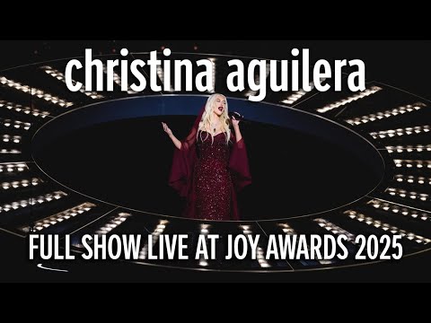2025 Christina Aguilera Joy Awards Full Performace