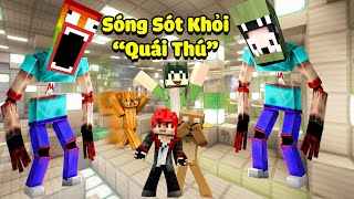 MINI GAME : NGƯỜI SINH TỒN Vs QUÁI THÚ MINECRAFT ** QUÁI THÚ T GAMING LƯỢN LẸO ĐÁNH LỪA NGƯỜI KHÁC
