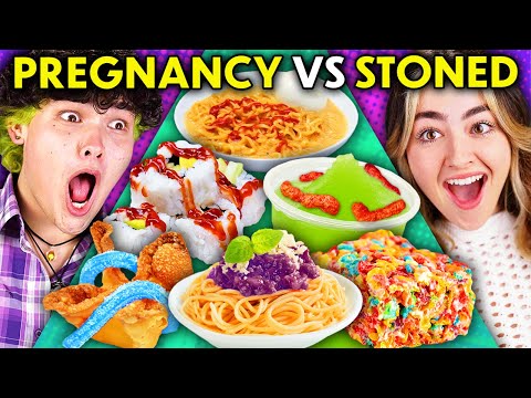 Pregnancy Cravings Vs. Stoner Foods Challenge #2