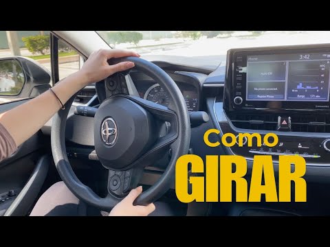 CLASES DE MANEJO PARA PRINCIPIANTES-COMO GIRAR EL VOLANTE DEL AUTO