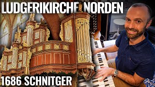 🎵 JS Bach - Passacaglia BWV 582 // 1686 Schnitger Organ (Voxus)
