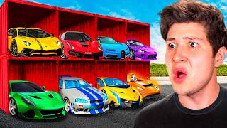 ABRIENDO CONTENEDORES de COCHES MILLONARIOS en GTA 5! 🚘💵 (Mods)