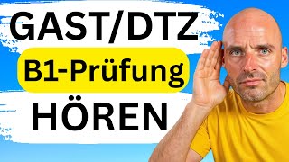 GAST DTZ/B1 Hören I So einfach bestehst du die Prüfung (1 komplette Aufgabe)