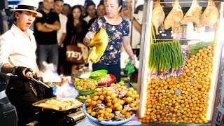 Hết hồn chợ đêm trai xinh gái đẹp bán toàn món ngon miến gà trứng non, bánh canh khách ăn tấp nập