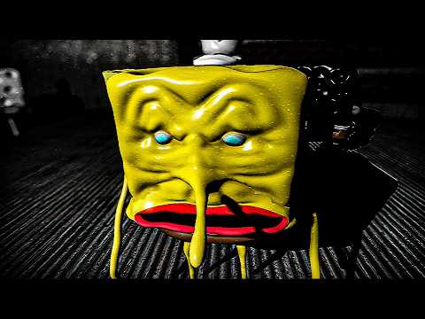 1 NOITE AGONIANTE com o CLONE do MAL do BOB ESPONJA 2 ..