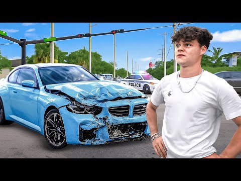 I crashed my car...