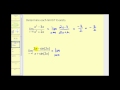 L'Hopital's Rule and Limits