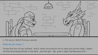 MJ AU - Bonus Pt 25.24 A Meeting (pt4/4 Resilience) - ROTTMNT Comic AU #mjrottmntcomicau