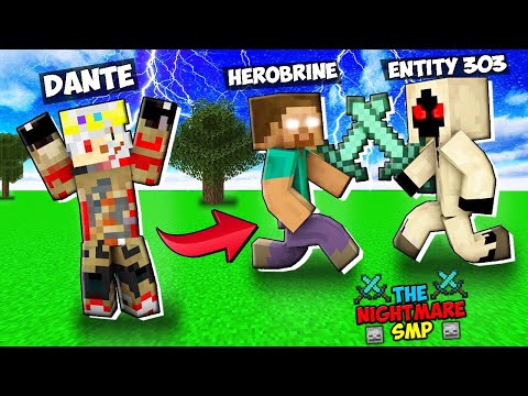 HEROBRINE Started WAR with ENTITY 303 on our Minecraft SMP | Nightmare SMP Part 9 | Dante Hindustani