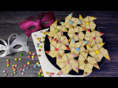 Se hai 1 uovo e farina fai questo dolce in 5 minuti! Girandole BISCOTTI DI CARNEVALE