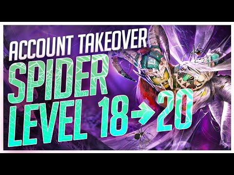 RAID | ACCOUNT TAKEOVER! | SPIDER FROM LVL 18 TO 20!