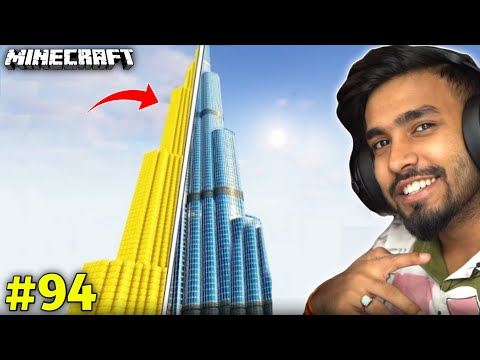 TECHNO GAMERZ BUILD A BURJ KHALIFA IN MINECRAFT I TECHNO GAMERZ I UJJWAL GAMING