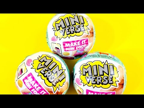 8 MINUTES MINIVERSE MAKE IT MINI FOOD