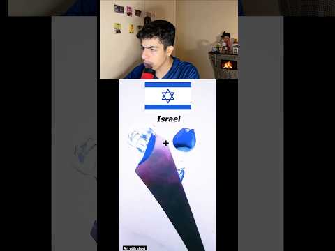 خلط الوان الاعلام⛳️#shorts #trending