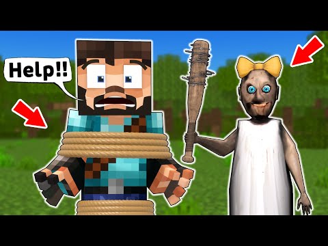 Granny vs Steve vs Minecraft vs pig !! - funny horror animation (p.186)