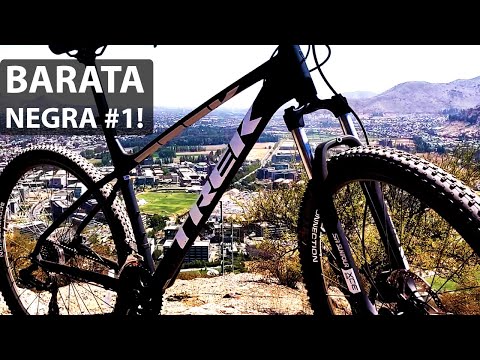 Primeros Saltos y Downhill en una Bicicleta Para Principiantes! Barata Negra #1!