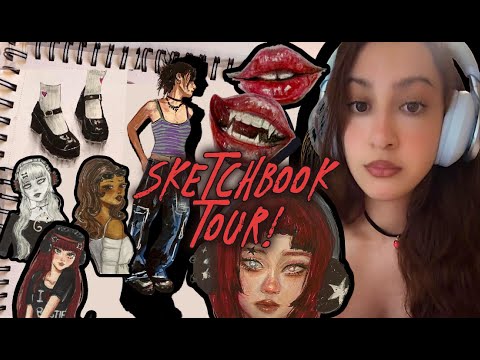 SKETCHBOOK TOUR! ☆ (my VIRAL Drawings)