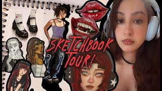 SKETCHBOOK TOUR! ☆ (my VIRAL Drawings)