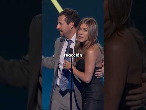 Los dos Se sorprendieron. #adamsandler #jenniferaniston #humor