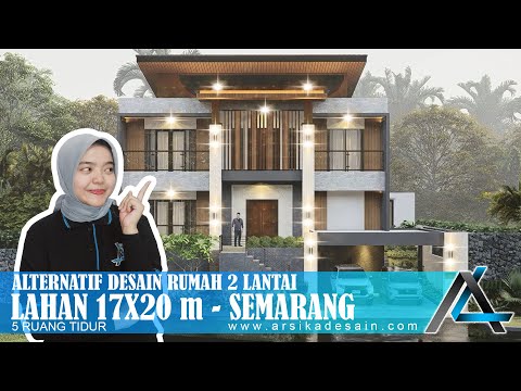 ALTERNATIF DESAIN RUMAH 17 X 20 METER I DESAIN MINIMALIS MEWAH DI SEMARANG! #rumah17x20meter