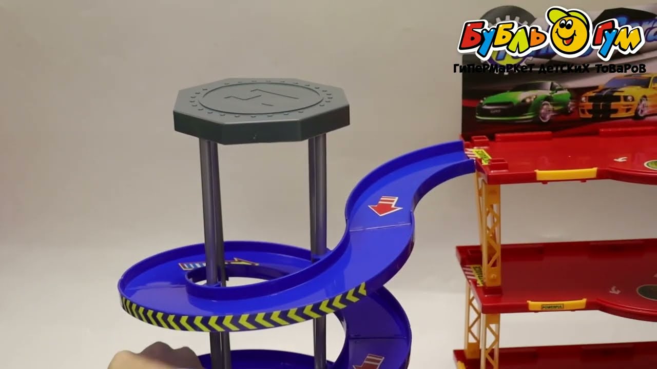 Парковка четырехэтажная с лифтом 4машины и вертолет  - видео Парковка четырехэтажная с лифтом 4машины и вертолет  - видео