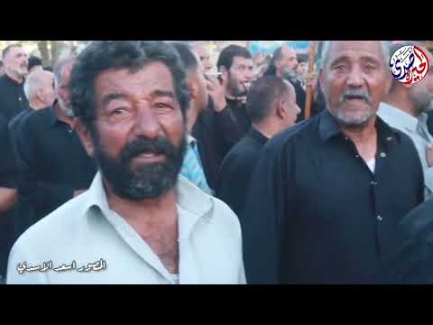 خروج موكب اهالي الحيرة التجف الاشرف سيرا على الاقدام ابى مرقد ابا الاحرار الامام الحسين ١٦ صفر