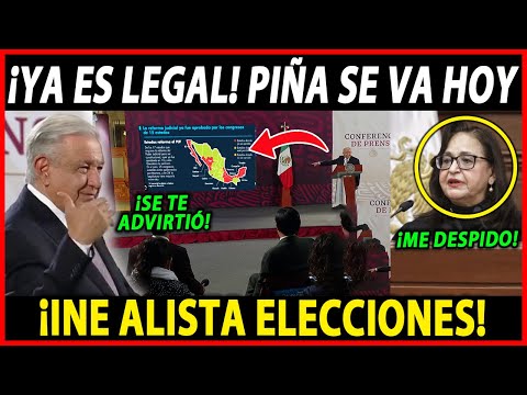 JUEVES IMPARABLE ¡YA ES LEGAL, SE ACABÓ NORMA PIÑA!  ESTADOS APRUEBAN REFORMA JUDlClAL, HOY SE VA