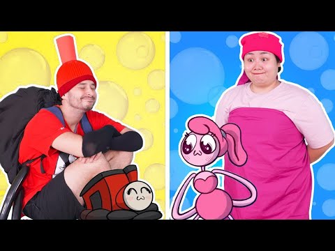 Mommy Long Legs VS Choo Choo Charles - Mommy Long Legs In Real Life | Woa Parody