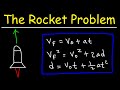 Rocket Motion and Kinematics Concepts