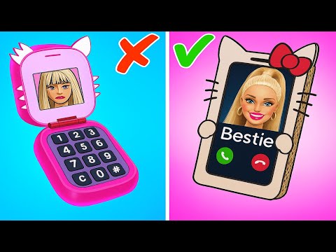 Cutest DIY Ever! 📱 Make a Pink Cardboard Phone 💕 With Tootool