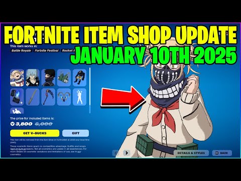 MY HERO ACADEMIA IS BACK! Fortnite Item Shop [January 10th, 2025] (Fortnite Battle Royale)