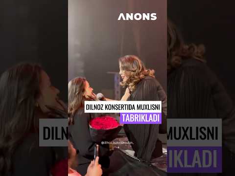 Xonanda Dilnoz konsertida muxlisini tug’ilgan kuni bilan tabrikladi! #dilnozhakimova