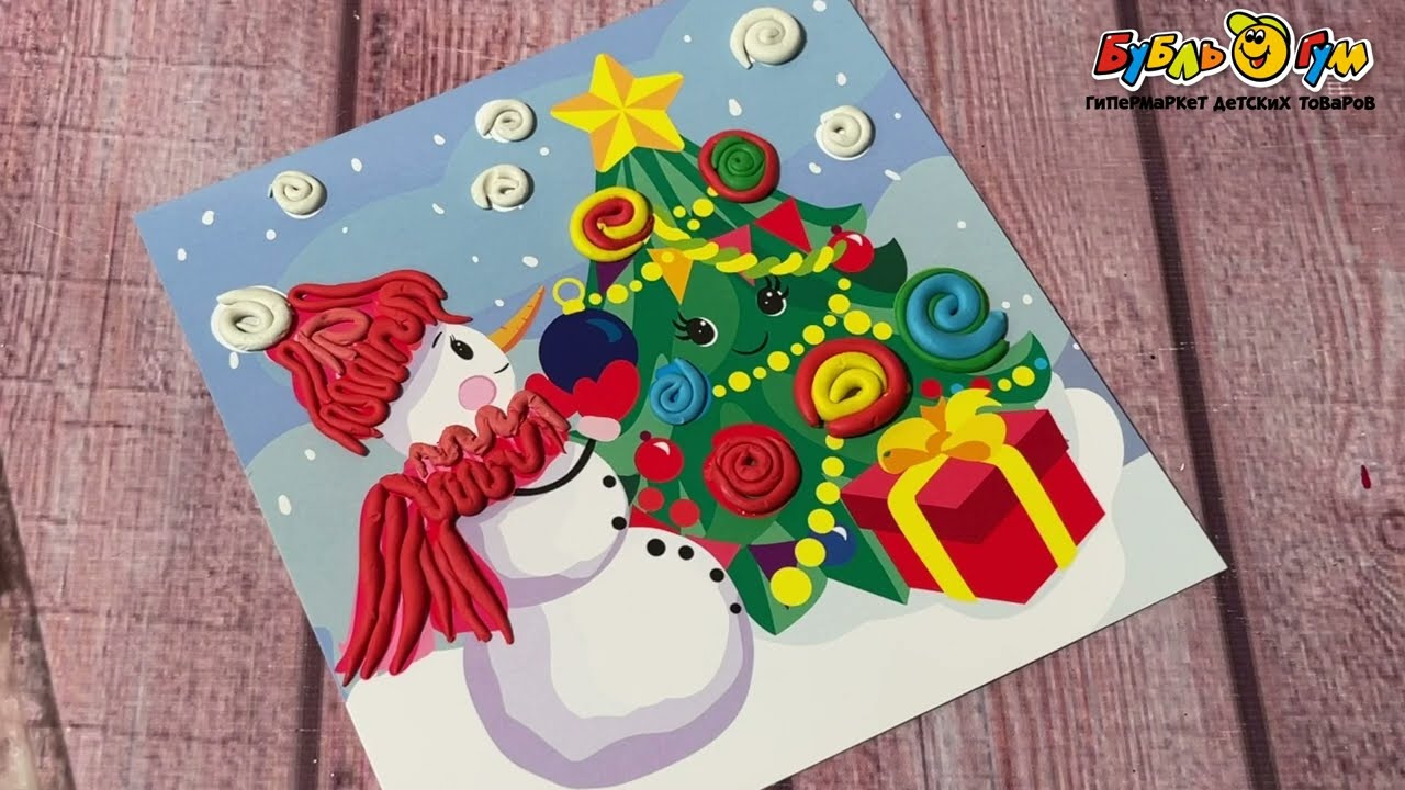 Набор для творчества Веселые завитушки из пластилина с 3лет - видео