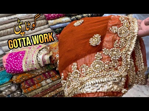 Gotta Work SAREE 🤩2024 Gota Patti Work Dress Design Bridal & Party Wear GotaPatti Dress for Wedding