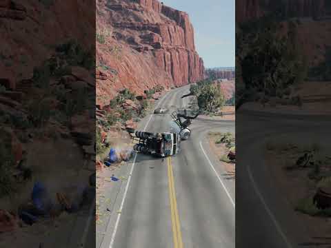 Realistic Highway Car Crashes #240 - BeamNG.Drive