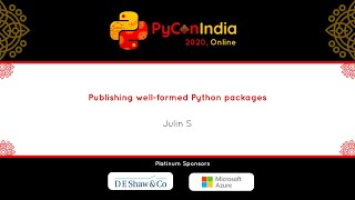 Tallk: Publishing well formed Python packages