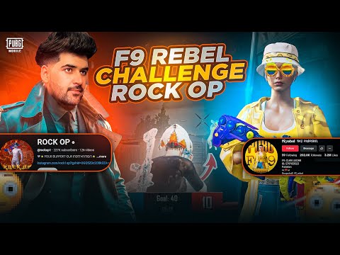 F9 Rebel challenge me for 1v1 TDM 🔥m24 vs m24 | PUBG mobile | rock Op