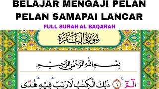 belajar mengaji pelan pelan nada mudah di ikuti.  full surah al baqarah #surahalbaqarah