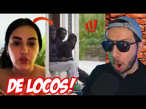 MUJER RESERVA en un HOTEL y SE VE RODEADA DE INMIGRANTES ILEGALES! TIENE QUE SALIR HUYENDO!