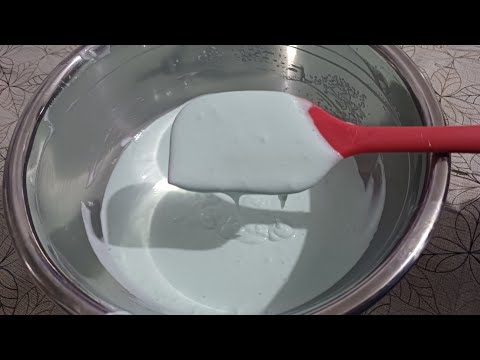 Creme delicioso pra comer com frutas bolos fica divino