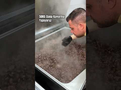 50Kg Dana Kavurma Yapıyoruz 🥩 #beyturan #yemek #izmirvlog #kavurma #kebap