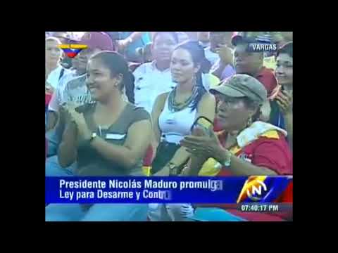 2013: La mafia chavista iniciaba el desarme de la población civil y la oposición centrista apoyaba.