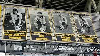 Dynamo Dresden Preußen Münster 21.10.23 K-Block Ehrung 100 Spiele für Dynamo Kutschke