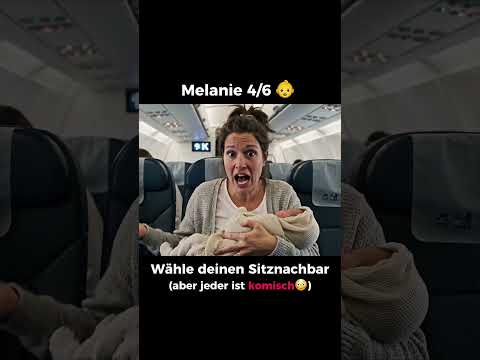 Welchen Sitznachbar wählst du?😂✈️ #deutsch #flugzeug #lustig #spaß #lachen