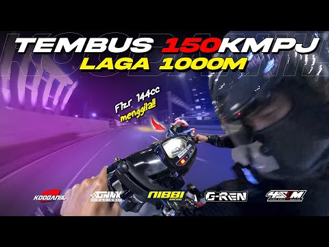 F1ZR TANGSEL BISA SEKEBUT INI!! 150 kmpj on GPS