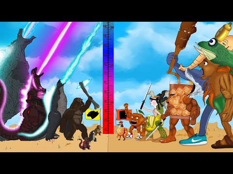 TEAM GODZILLA & KONG vs BRAINROT ITALIAN BRAINROT: ALL ITALIAN BRAINROT ANIMALS MEME FUNK - CARTOON