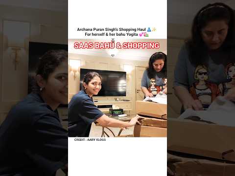 Archana Puran Singh’s Shopping for her Bahu #ytshorts #viral #navratri #diwali #shopping #family #yt