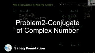 Problem2-Conjugate of Complex Number