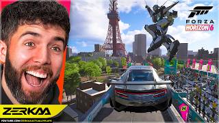 RACING A GIANT ROBOT! (Forza Horizon 6 #3)